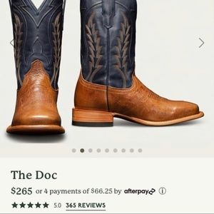Tecovas Cowboy Boots “The Doc” Bison Skin